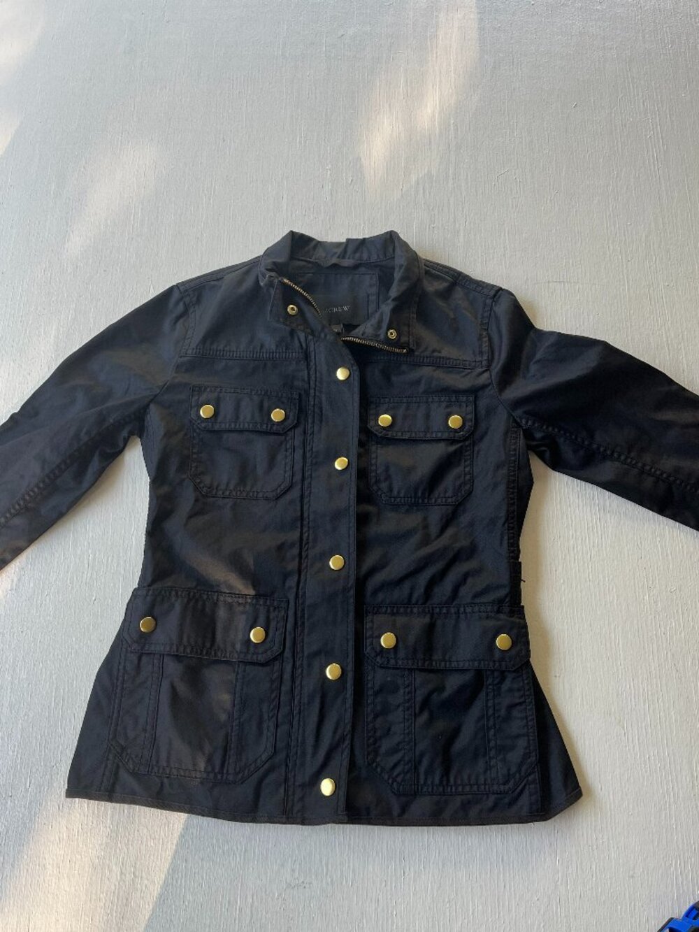j crew field jacket black size PS NWT